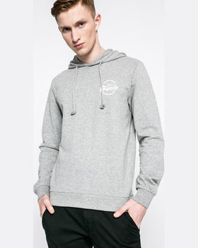 Bluza Jack and Jones galonis gri deschis