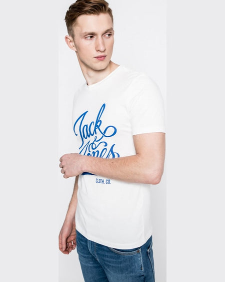 Tricou Jack and Jones crem