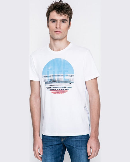 Tricou Oliver s. oliver alb