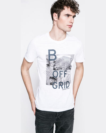Tricou Oliver s. oliver alb
