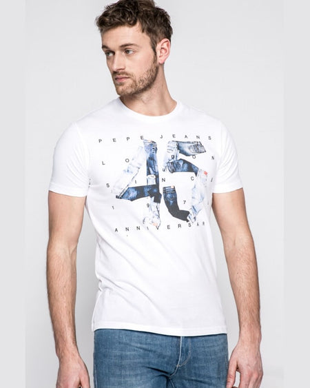 Tricou Pepe Jeans alb
