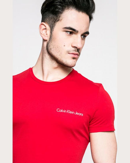 Tricou Calvin Klein roșu aprins