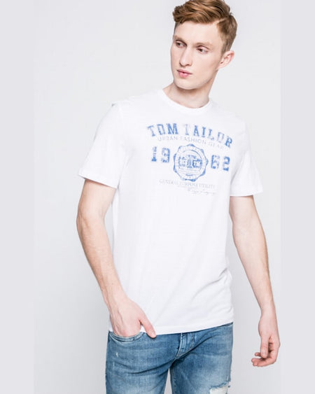 Tricou Tom Tailor alb