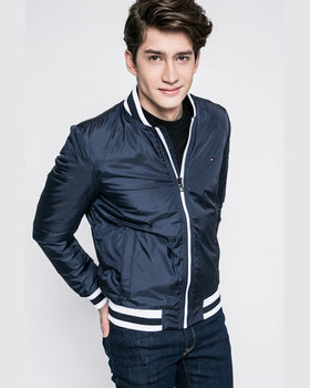 Geaca Tommy Hilfiger bomber bleumarin