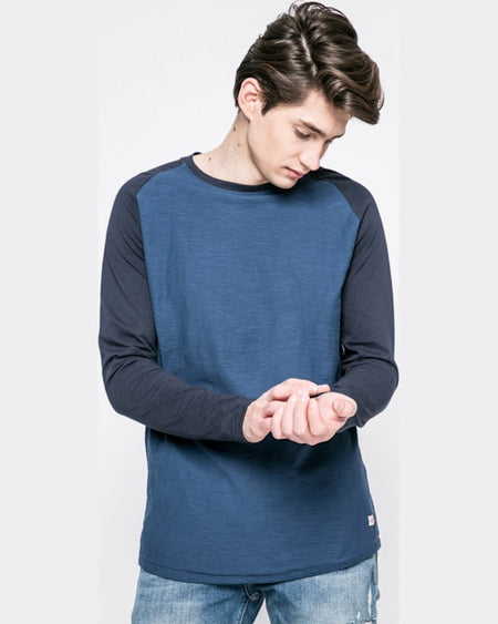 Longsleeve Jack and Jones bleumarin