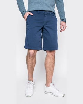 Pantaloni Trussardi scurti bleumarin