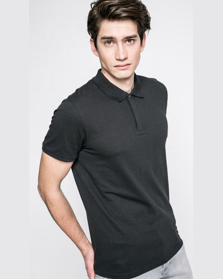 Tricou Selected polo negru