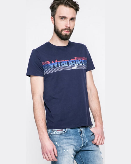 Tricou Wrangler albastru