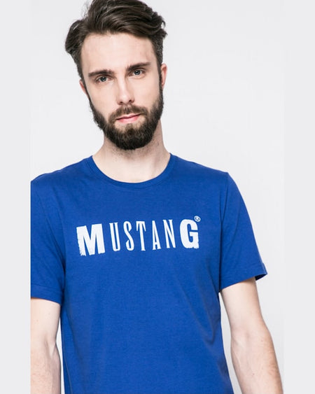 Tricou Mustang albastru