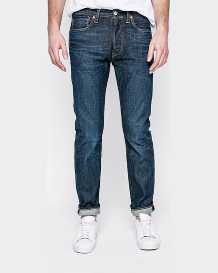 Jeansi Levis original fit bleumarin