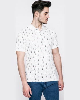 Tricou Jack and Jones polo alb