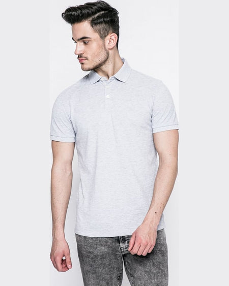 Tricou Lee polo gri deschis