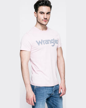 Tricou Wrangler roz pastelat