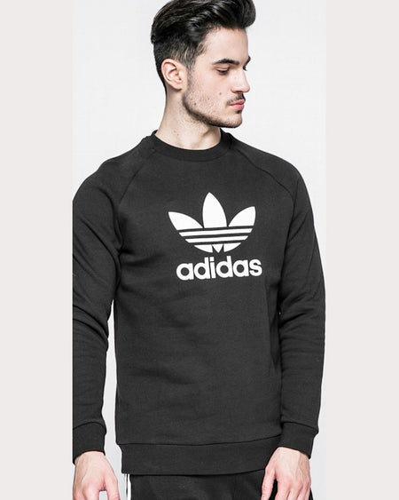 Bluza Adidas trefoil crew negru