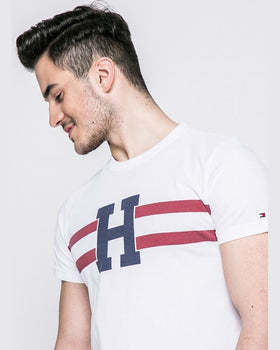 Tricou Tommy Hilfiger alb