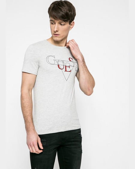 Tricou Guess gri deschis