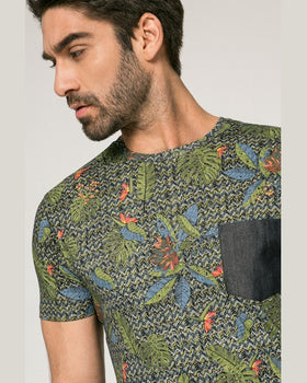 Tricou Medicine city jungle multicolor