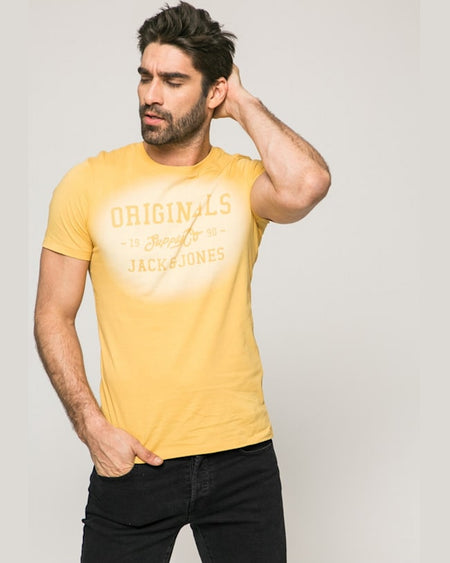 Tricou Jack and Jones galben