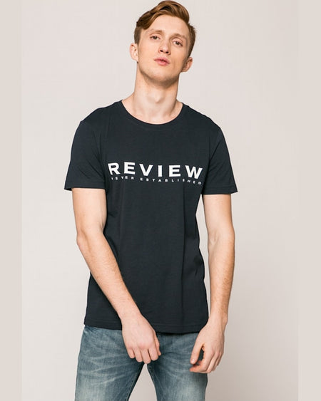 Tricou Negru cu Scris Review