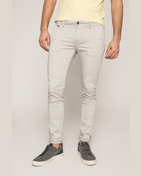 Pantaloni Guess daniel gri deschis