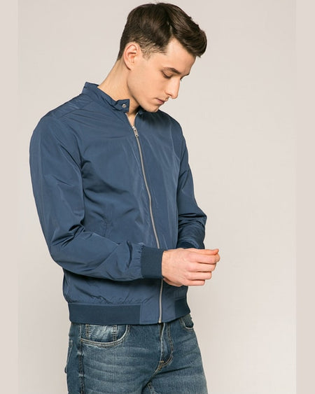 Geaca Selected bomber albastru