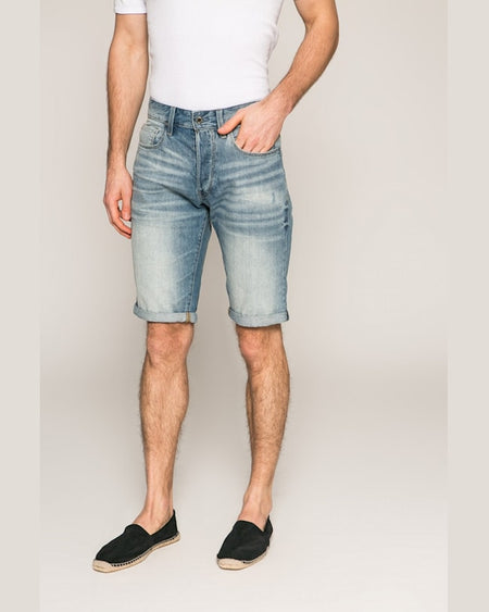 Pantaloni G-Star Raw scurti albastru