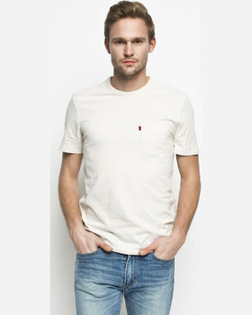 T-shirt Levis sunset pocket crem