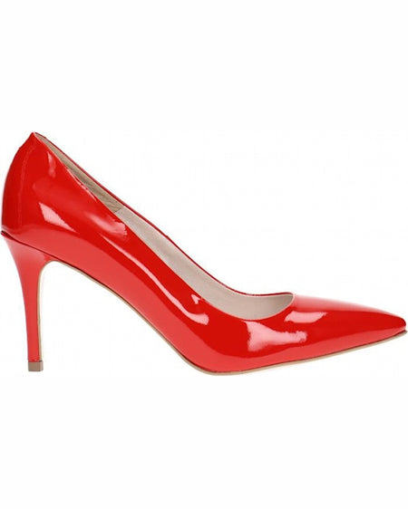 Pantofi Gino Rossi cu toc fiorita roșu