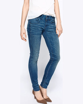 Jeansi G-Star Raw lynn mid skinny bleumarin