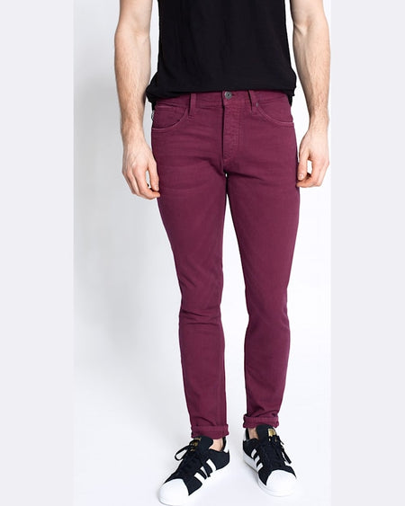 Pantaloni Jack and Jones purpuriu