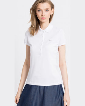 Top Lacoste alb