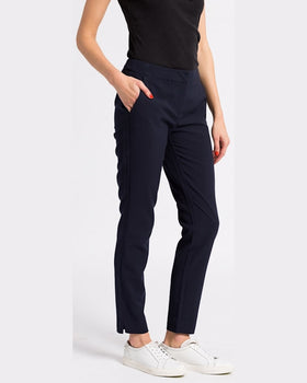 Pantaloni Vero Moda bleumarin