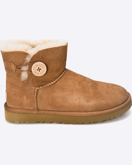 Pantofi UGG mini bailey bow ii maro auriu