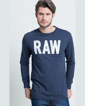 Longsleeve G-Star Raw bleumarin