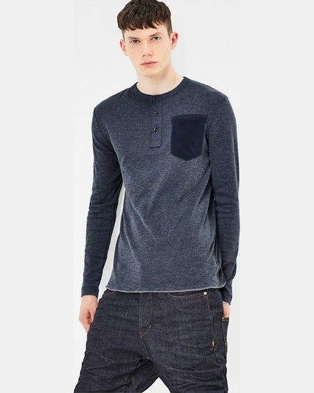 Longsleeve G-Star Raw bleumarin