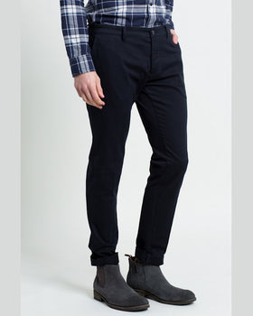 Pantaloni Trussardi bleumarin