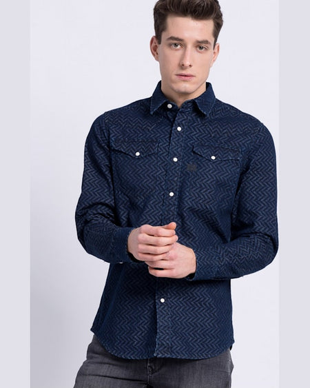 Camasa G-Star Raw bleumarin