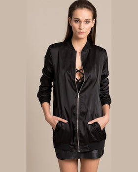 Geaca Missguided bomber negru