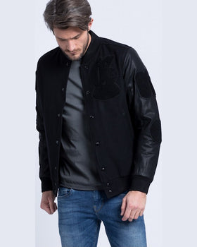 Geaca G-Star Raw negru cărbune