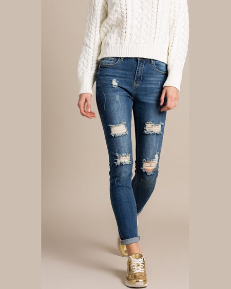 Jeans Missguided albastru