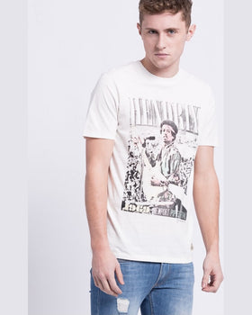 Tricou Jack and Jones crem