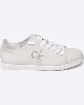 Pantofi Calvin Klein sailor gri deschis