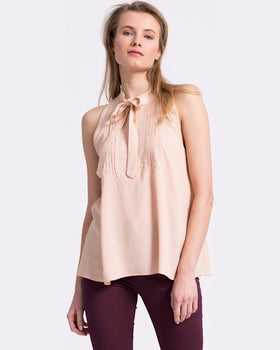 Top Trussardi culoarea piersicii