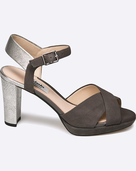 Sandale Clarks kendra gri