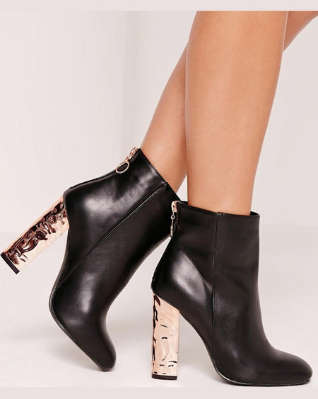 Botine Missguided negru