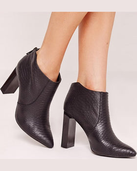 Botine Missguided negru