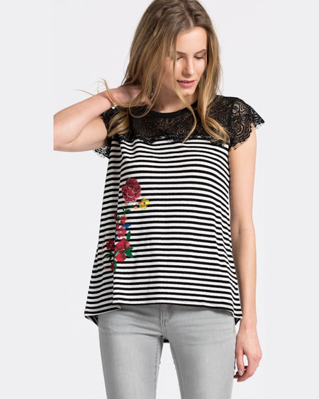 Top Desigual lena negru