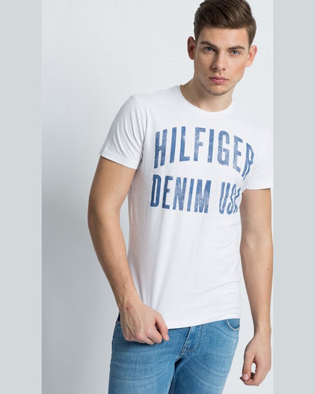 Tricou Tommy Hilfiger alb