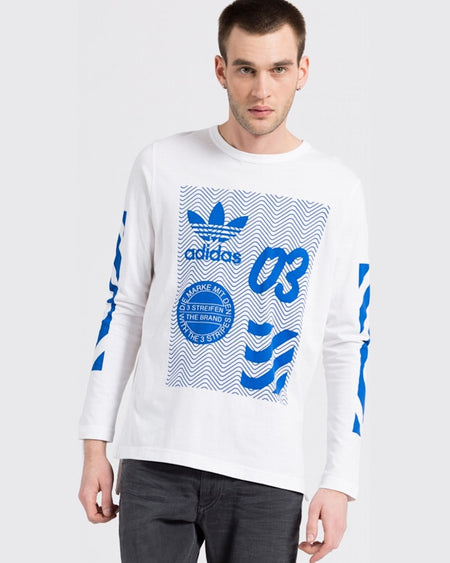 Longsleeve Adidas alb