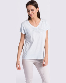 Top G-Star Raw albastru deschis